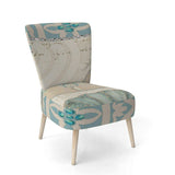 Seastar and Blue Sea Shell II Nautical & Coastal Accent Chair