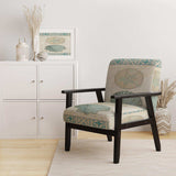 Seastar and Blue Sea Shell II Nautical & Coastal Accent Chair