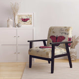 Red Farmhouse Butterfly Farmhouse Accent Chair