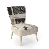 Paris Diva Shoes Painting Fashion Accent Chair