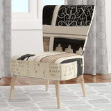 Paris Diva Shoes Painting Fashion Accent Chair