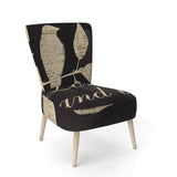 Love and Be Loved Cottage Collage Lake House Accent Chair