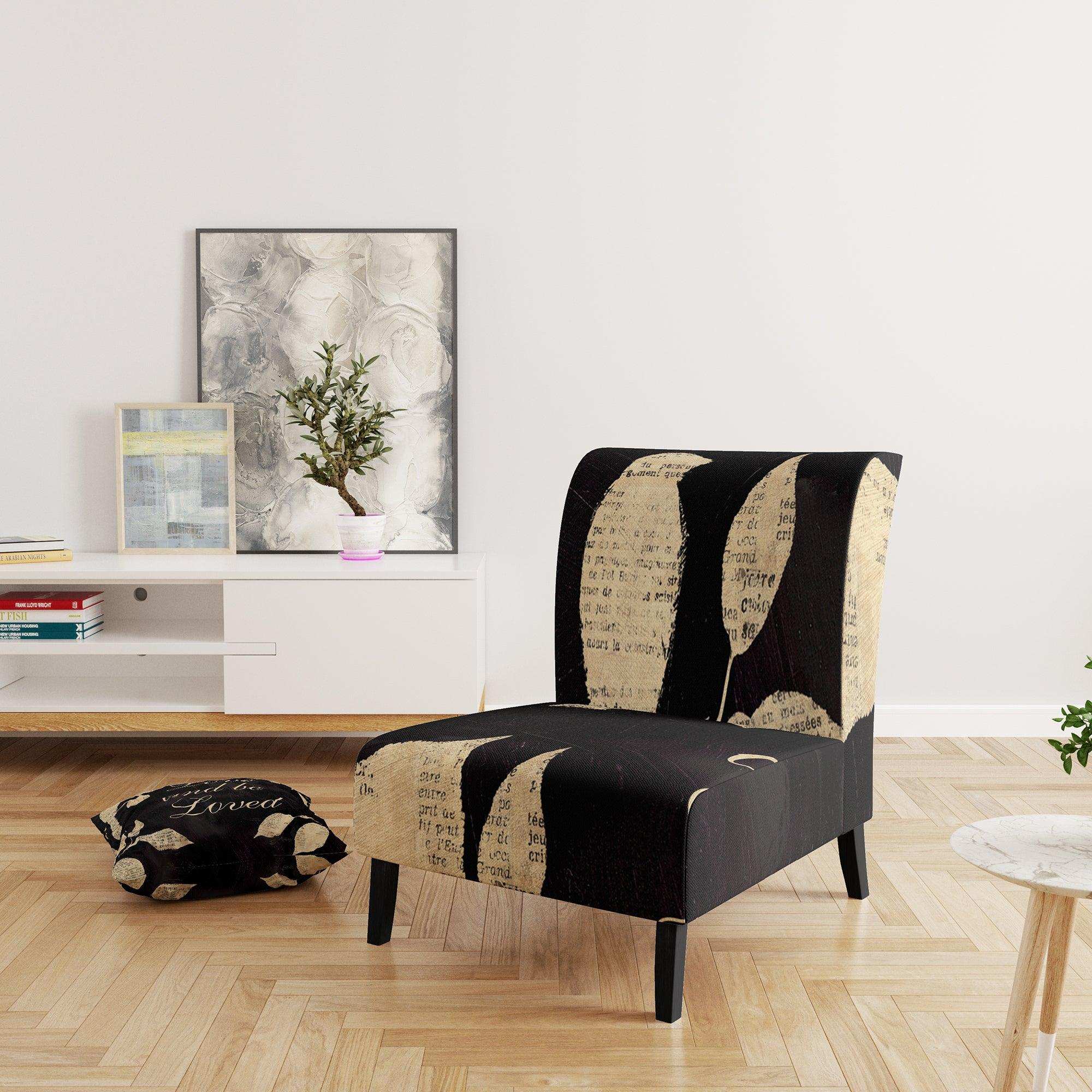 Love and Be Loved Cottage Collage Lake House Accent Chair