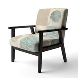 Beach Treasures Collage I Traditional Accent Chair