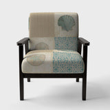 Beach Treasures Collage I Traditional Accent Chair
