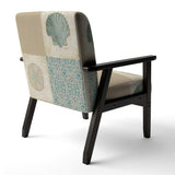 Beach Treasures Collage I Traditional Accent Chair
