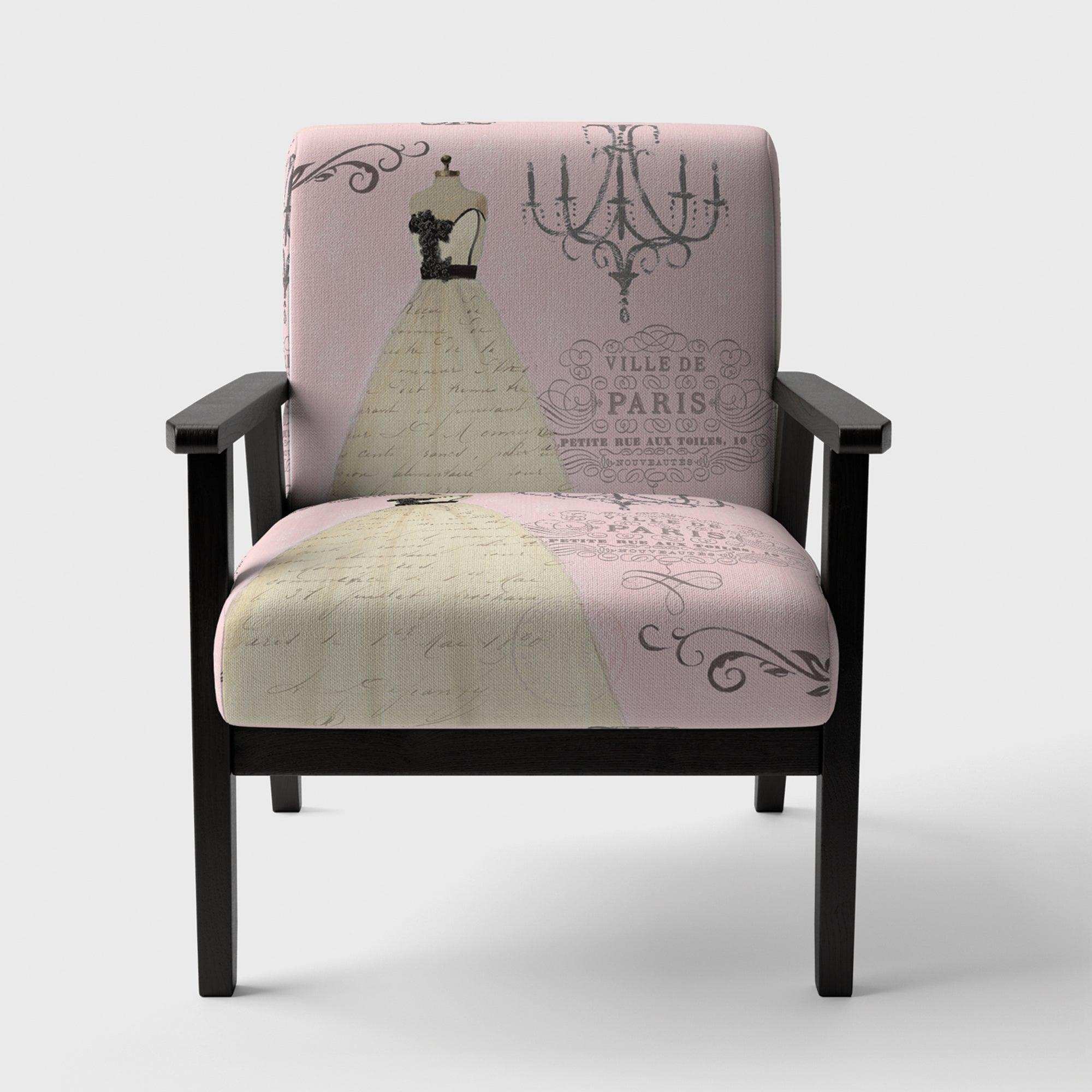 French chandeliers Couture II Fashion Accent Chair