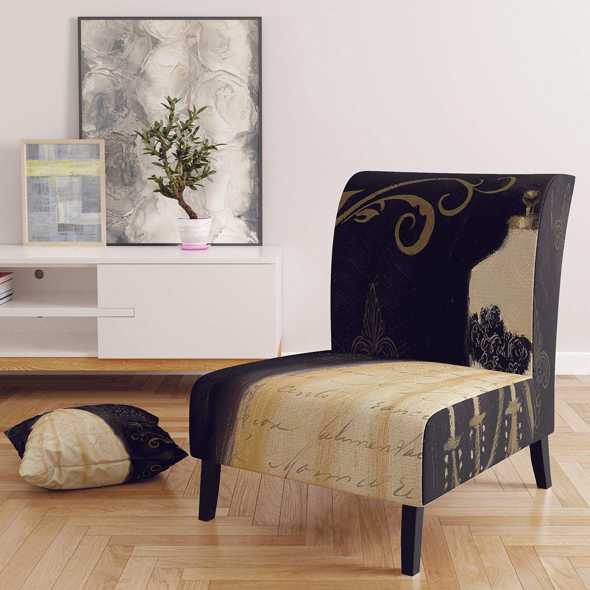 French chandeliers Couture III Fashion Accent Chair