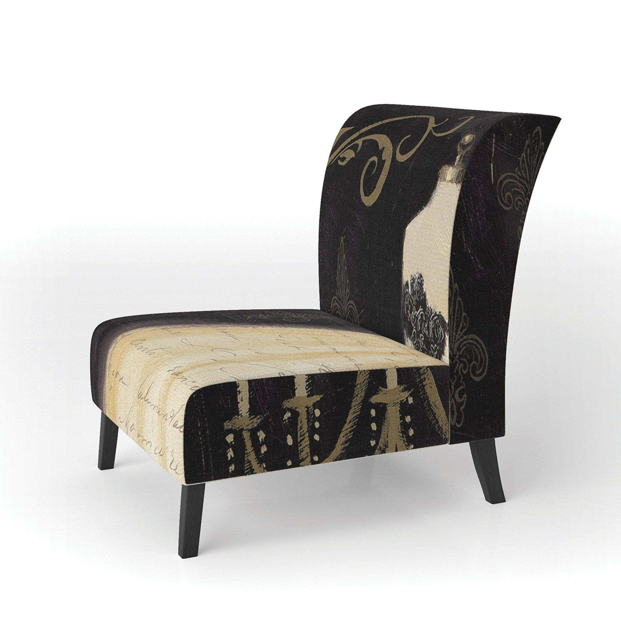 French chandeliers Couture III Fashion Accent Chair