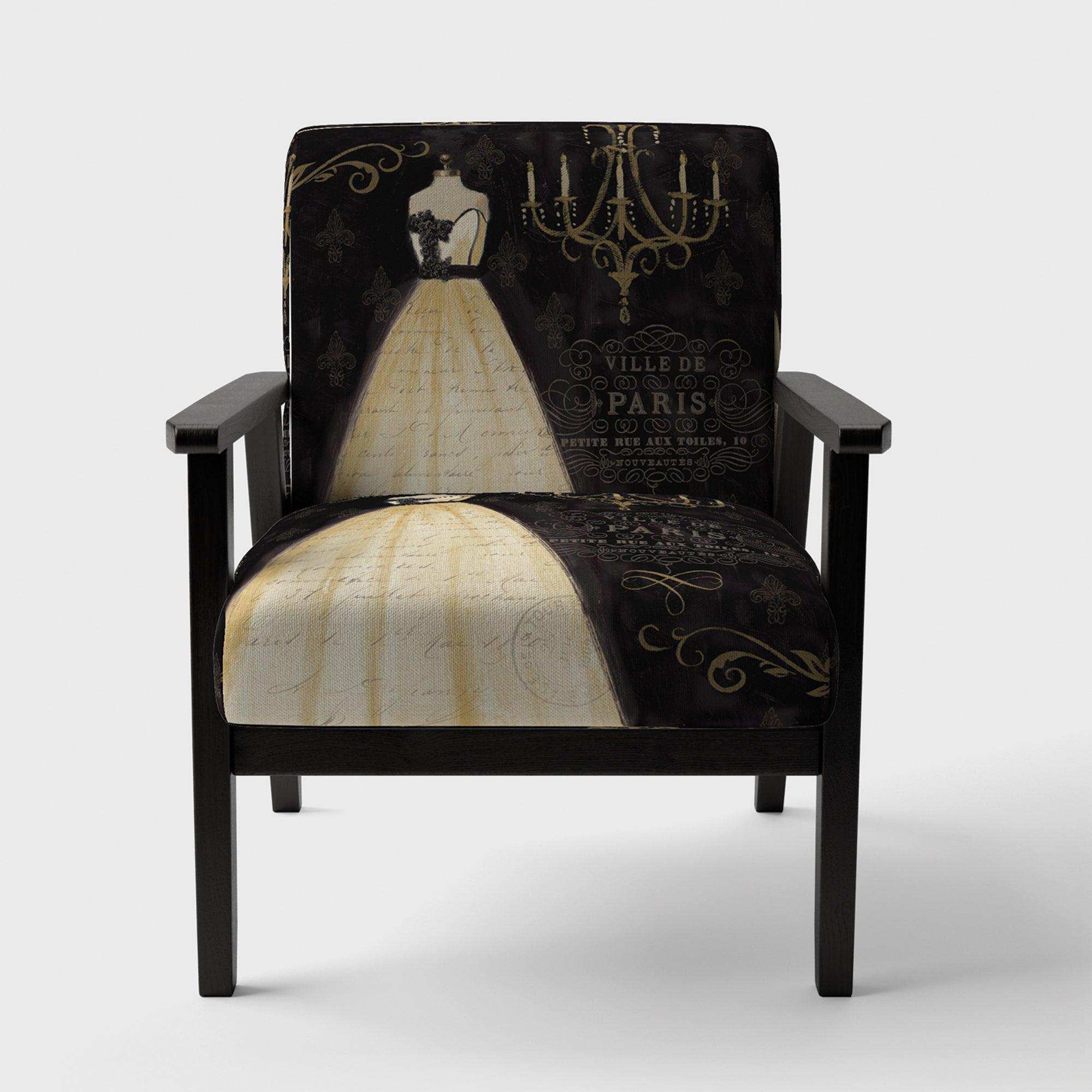 French chandeliers Couture III Fashion Accent Chair