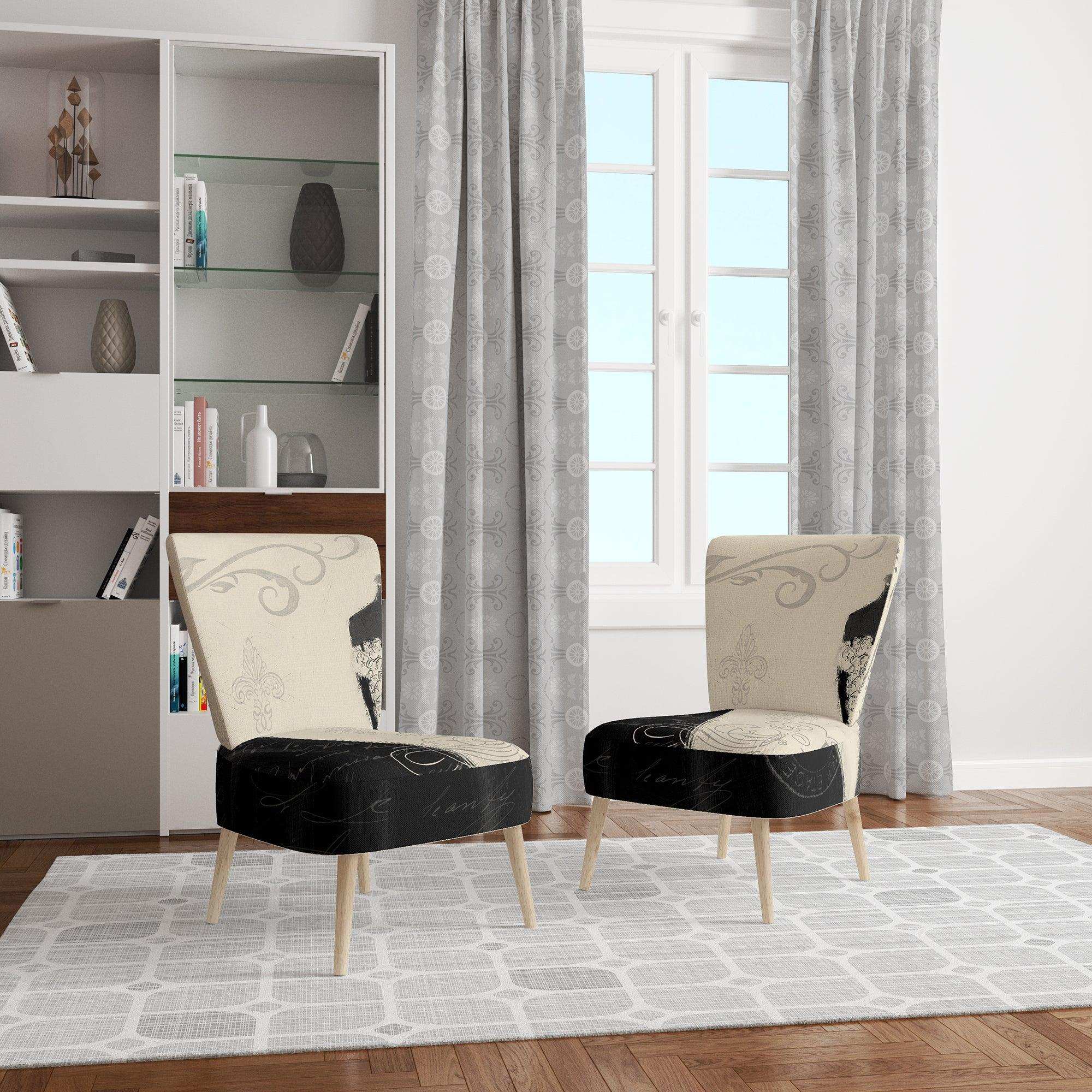 French chandeliers Couture IV Fashion Accent Chair