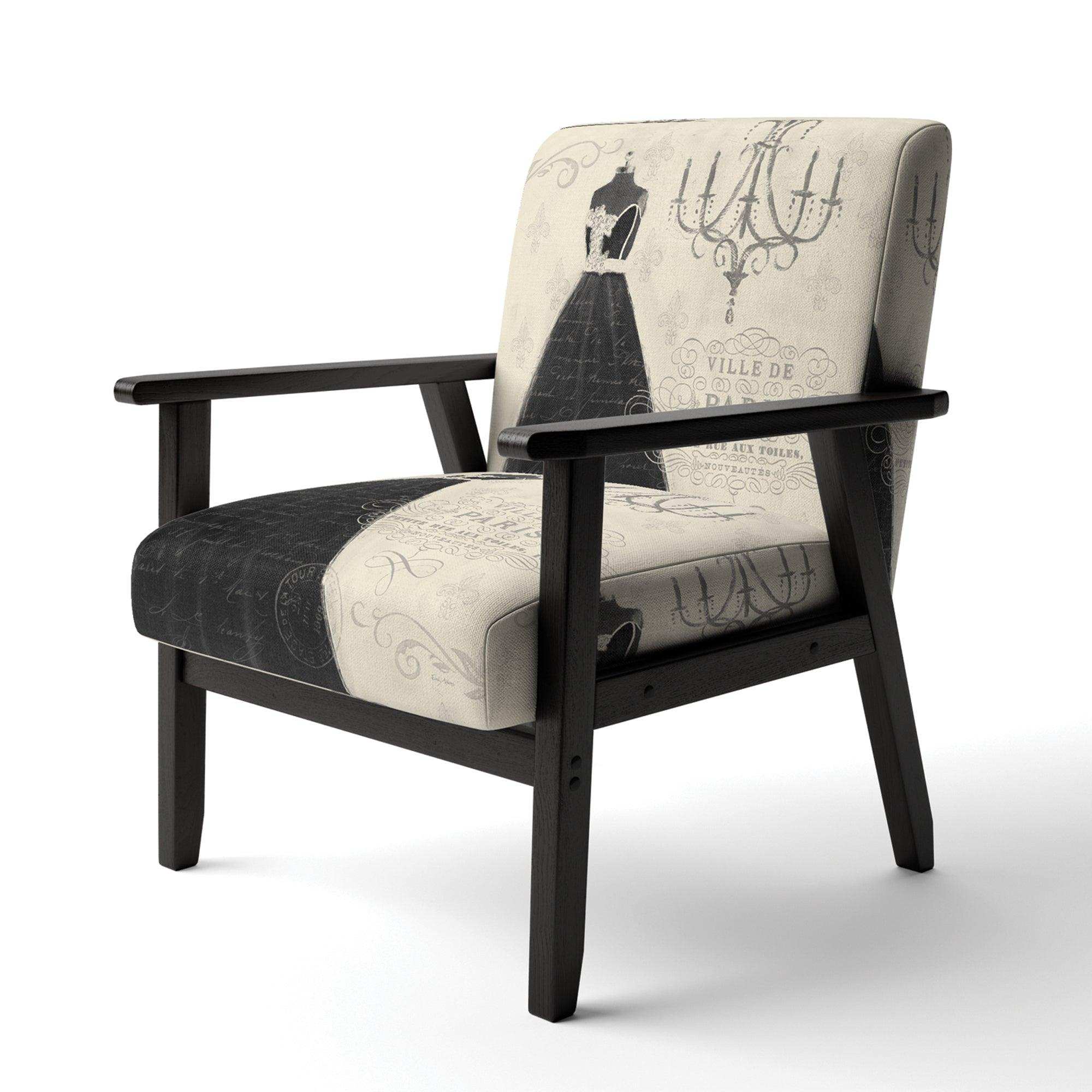 French chandeliers Couture IV Fashion Accent Chair