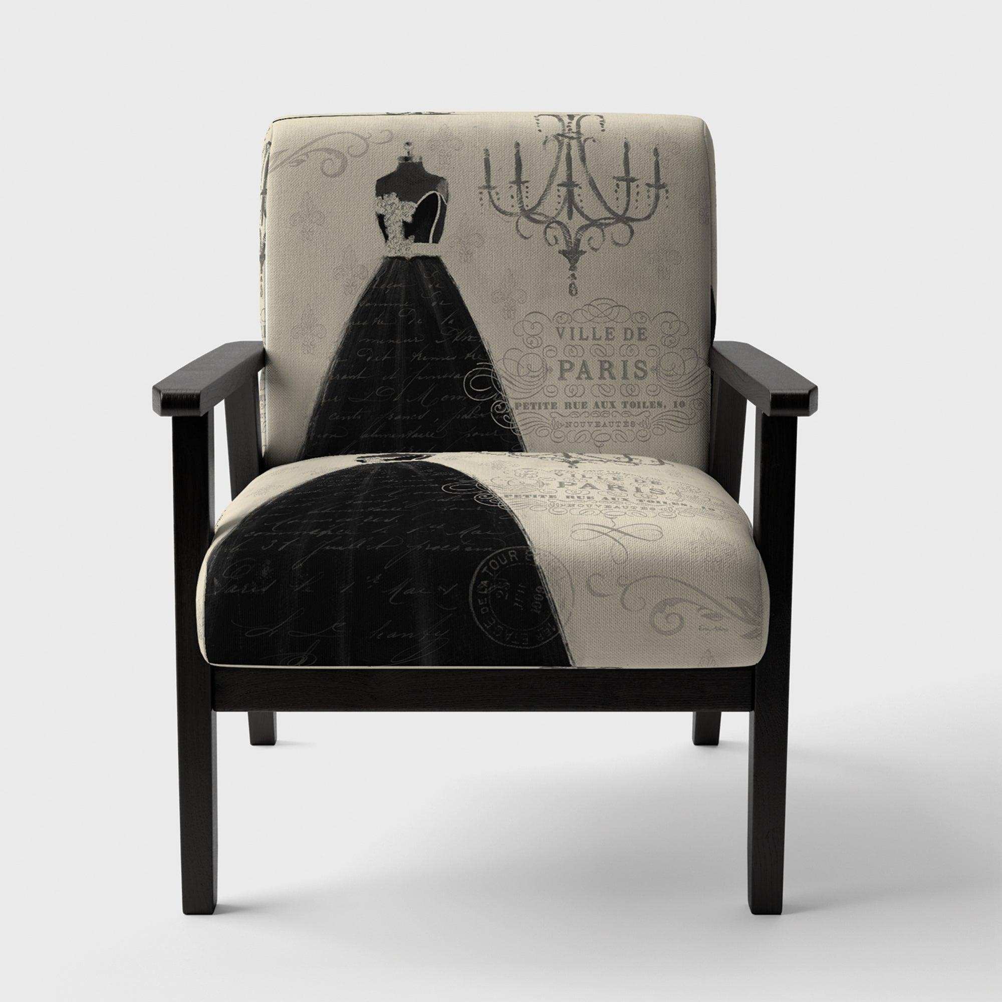 French chandeliers Couture IV Fashion Accent Chair