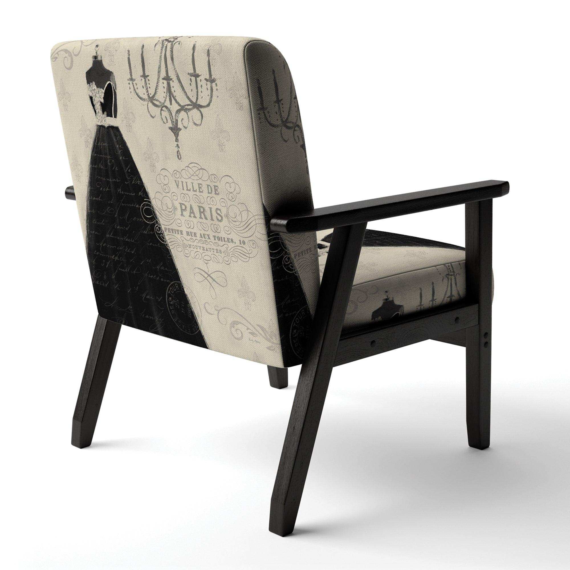 French chandeliers Couture IV Fashion Accent Chair