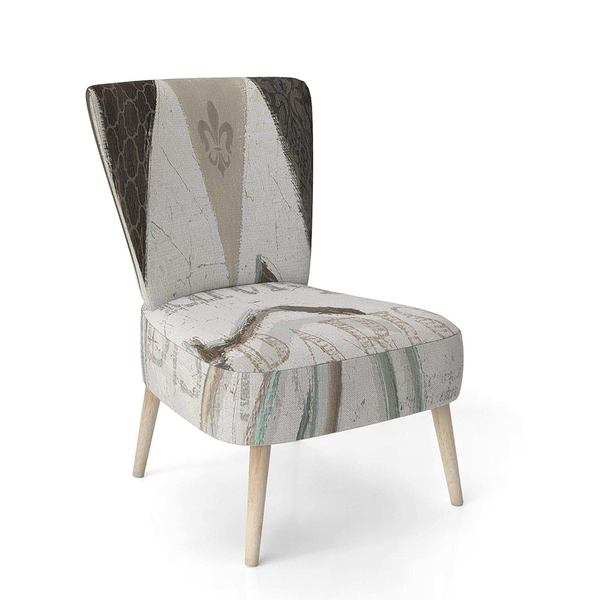 French Bicycle Flea Market II Vintage Transportati Accent Chair