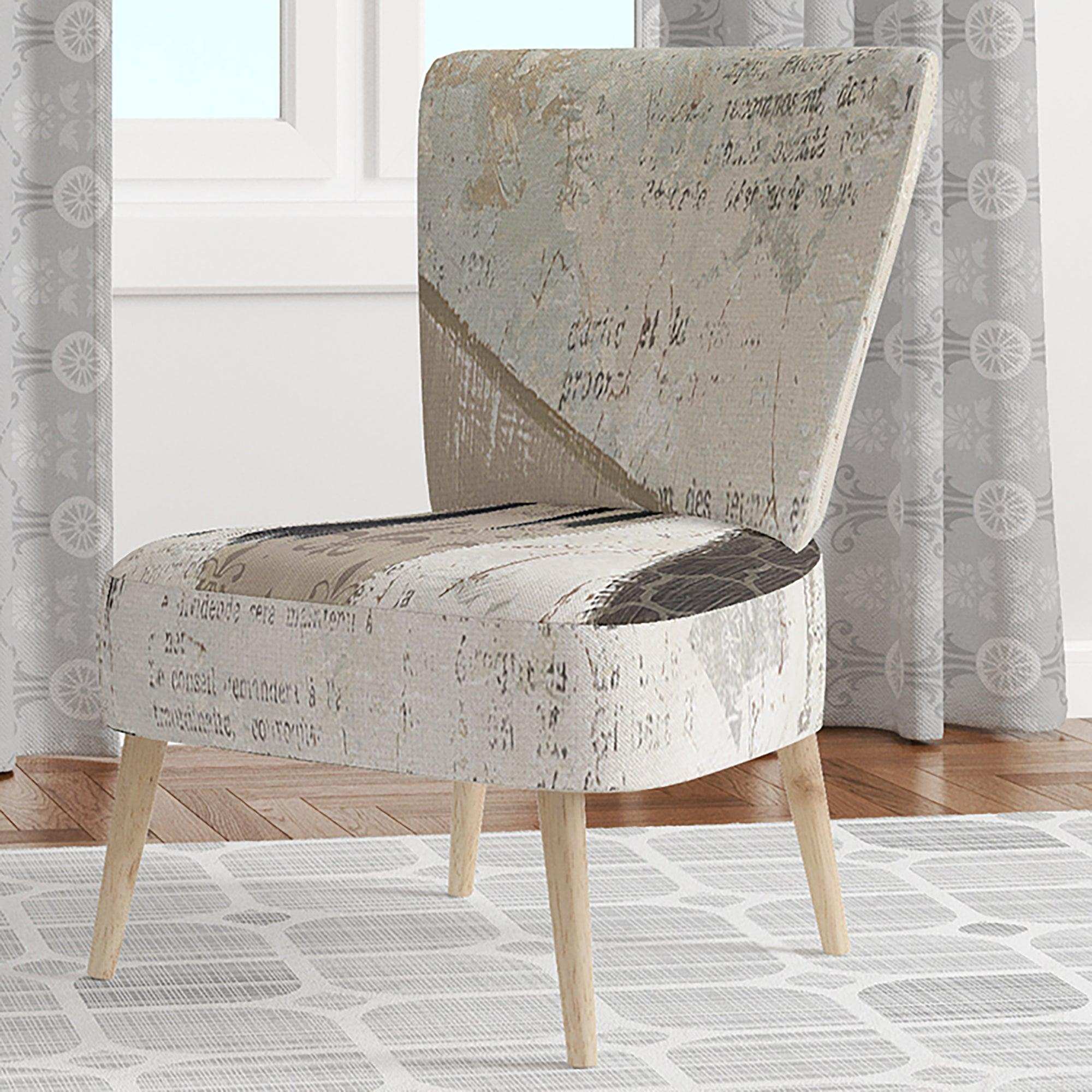 French Bird Flea Market III Farmhouse Accent Chair
