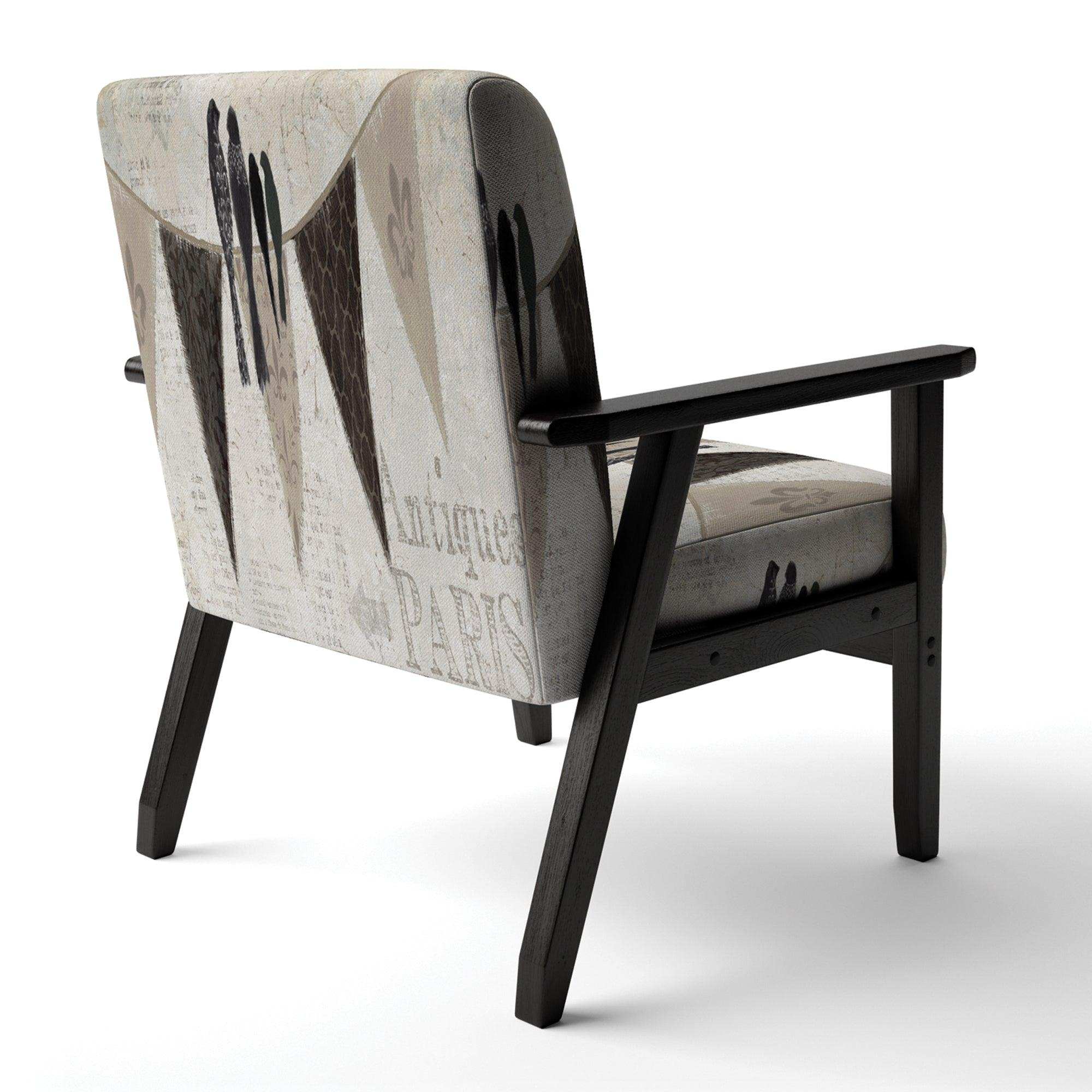 French Bird Flea Market III Farmhouse Accent Chair