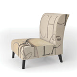 French Chateau White Wine II Food and Beverage Accent Chair