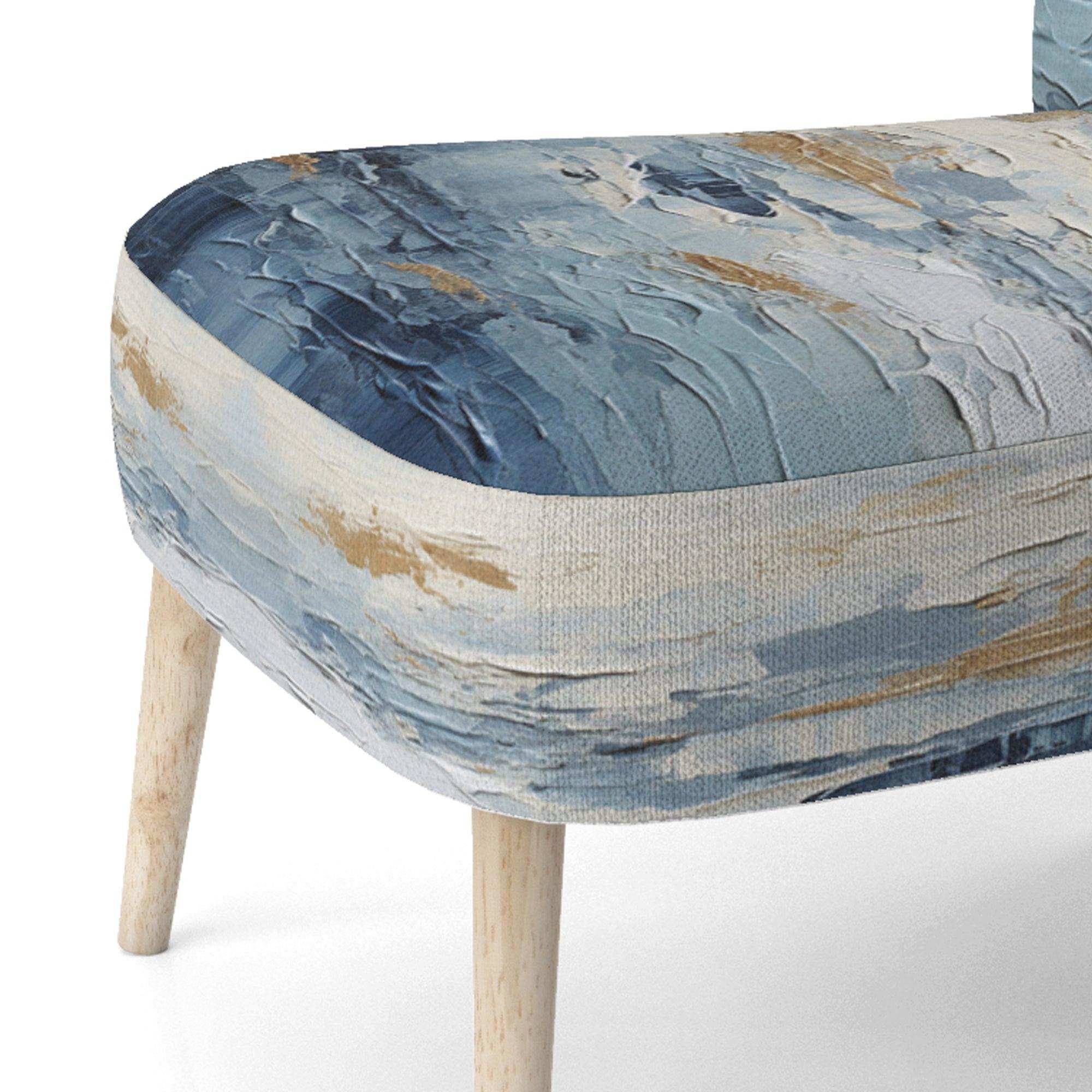 Beach Scandinavian Solitude III- Upholstered Accent Chair