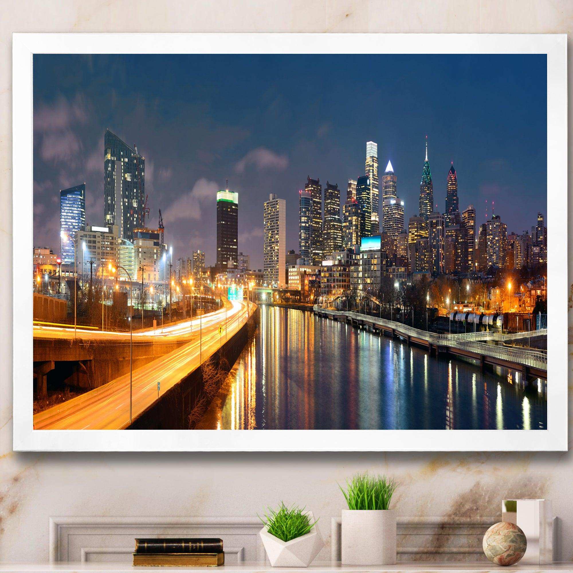 Philadelphia Skyline at Night