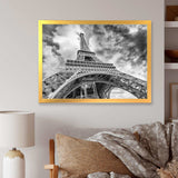 Black and White View of Paris Paris Eiffel Tower