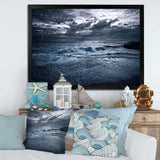 Sochi Sea Storm in Blue