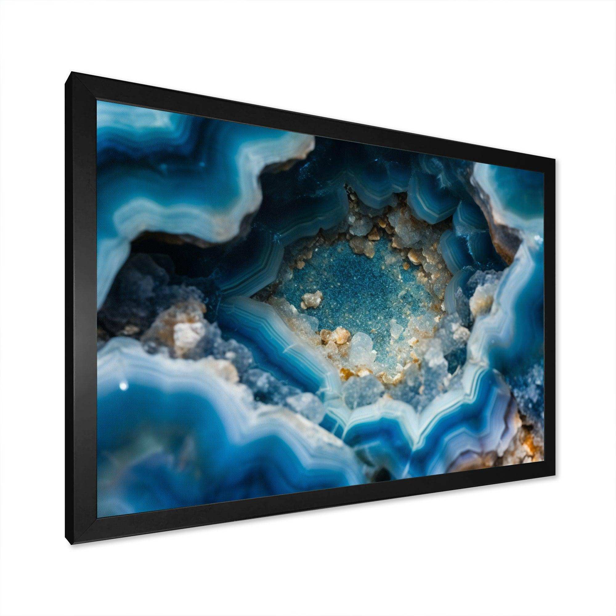 Geode Gems I - Landscapes Canvas Wall Art