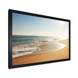 Wide Seashore with Crystal Waters