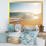 Wide Seashore with Crystal Waters