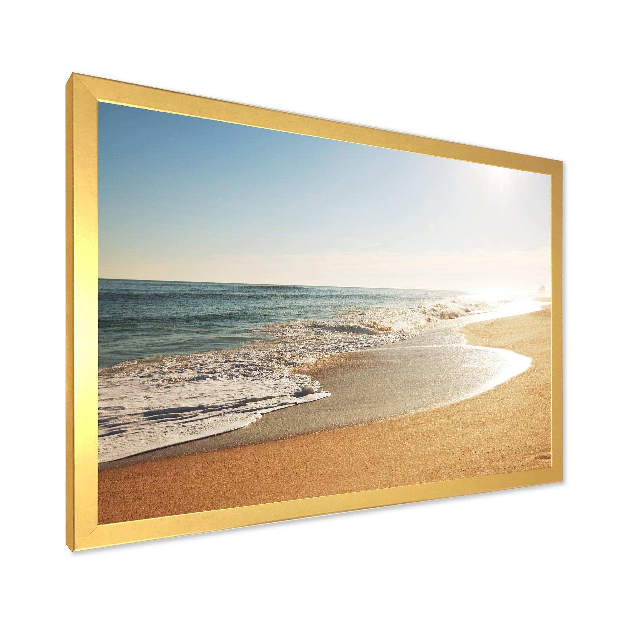 Wide Seashore with Crystal Waters