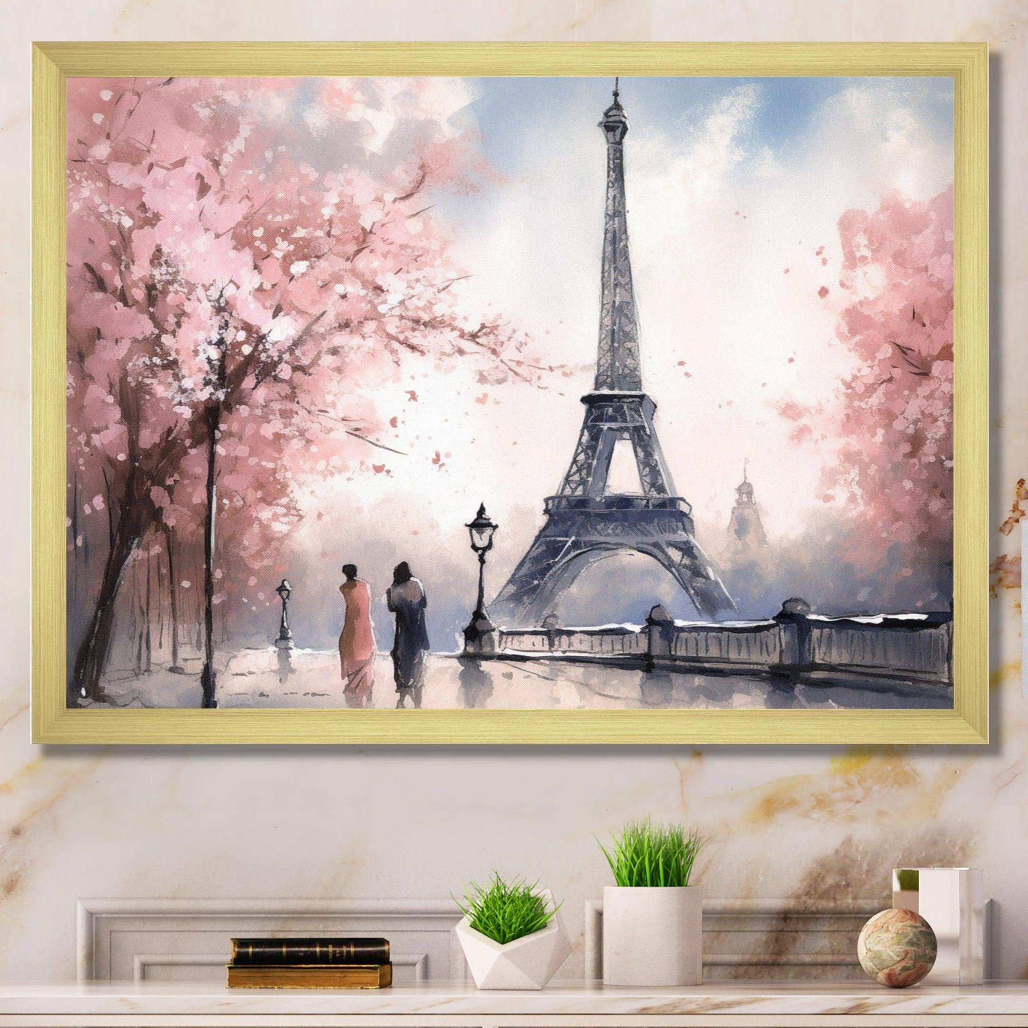 Eiffel Tower Masterpiece I - Landscapes Canvas Wall Art
