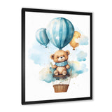 Nursery Bear Cub Children Dreams II - Animals Canvas Wall Art