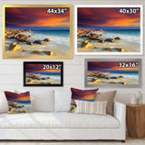 Beach with Stones on Foreground