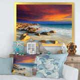 Beach with Stones on Foreground