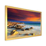 Beach with Stones on Foreground