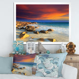 Beach with Stones on Foreground