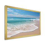 Oceanic Beach Harmony - Coastal Canvas Wall Art