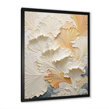 Modern Golden Beige Plam Tree - Coastal Canvas Wall Art