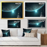 Sunrise in Earth from Space