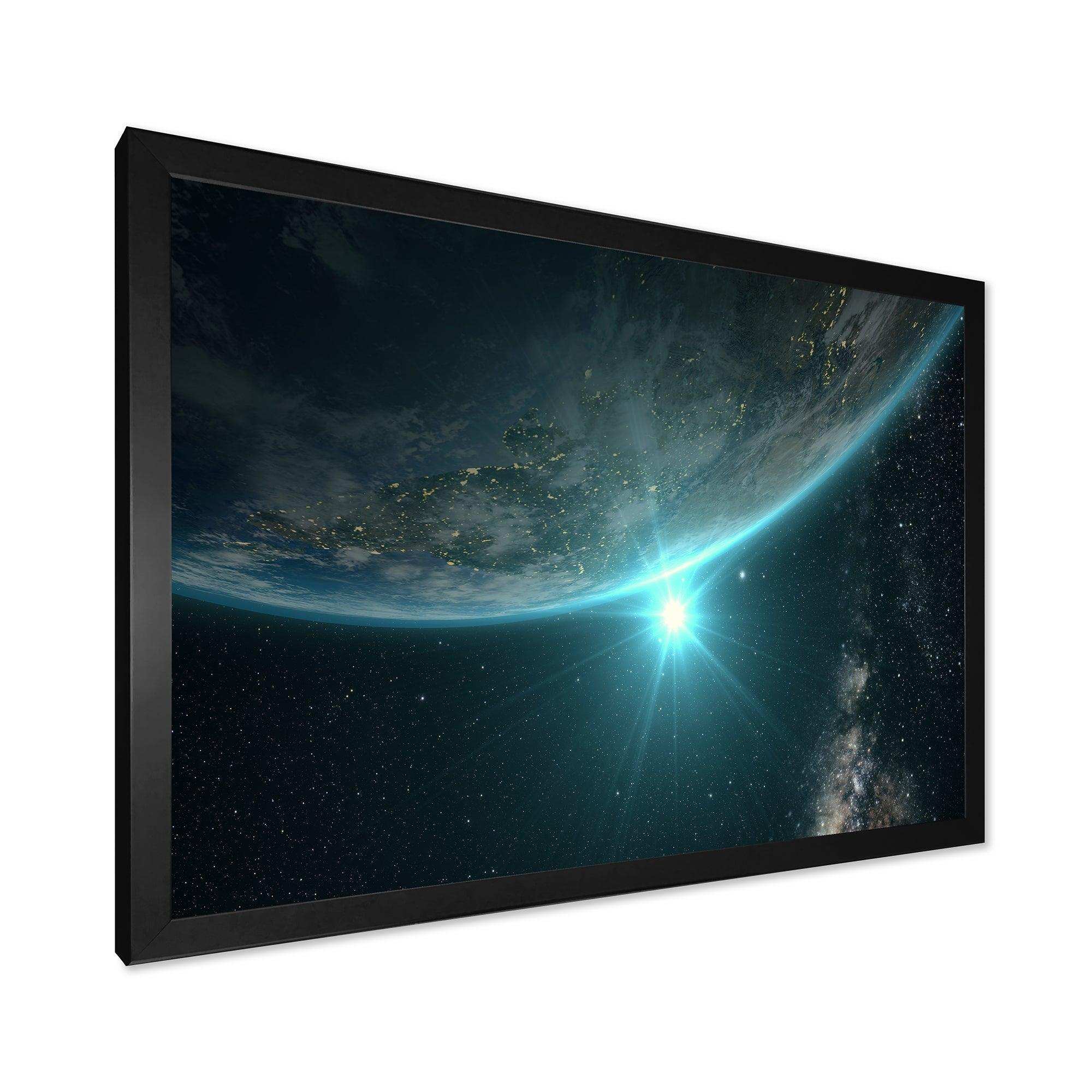 Sunrise in Earth from Space