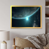 Sunrise in Earth from Space