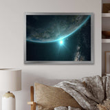 Sunrise in Earth from Space