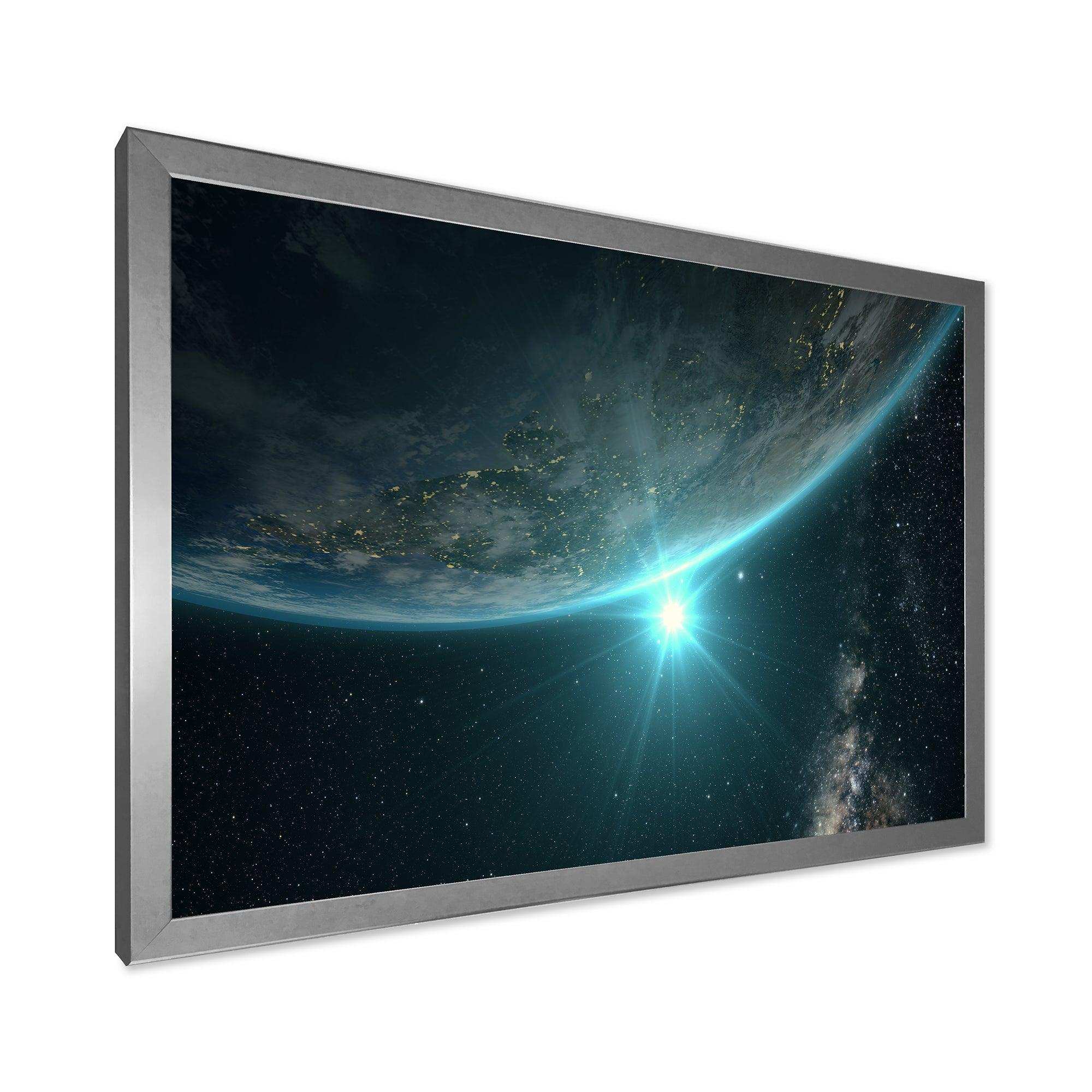 Sunrise in Earth from Space