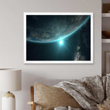 Sunrise in Earth from Space