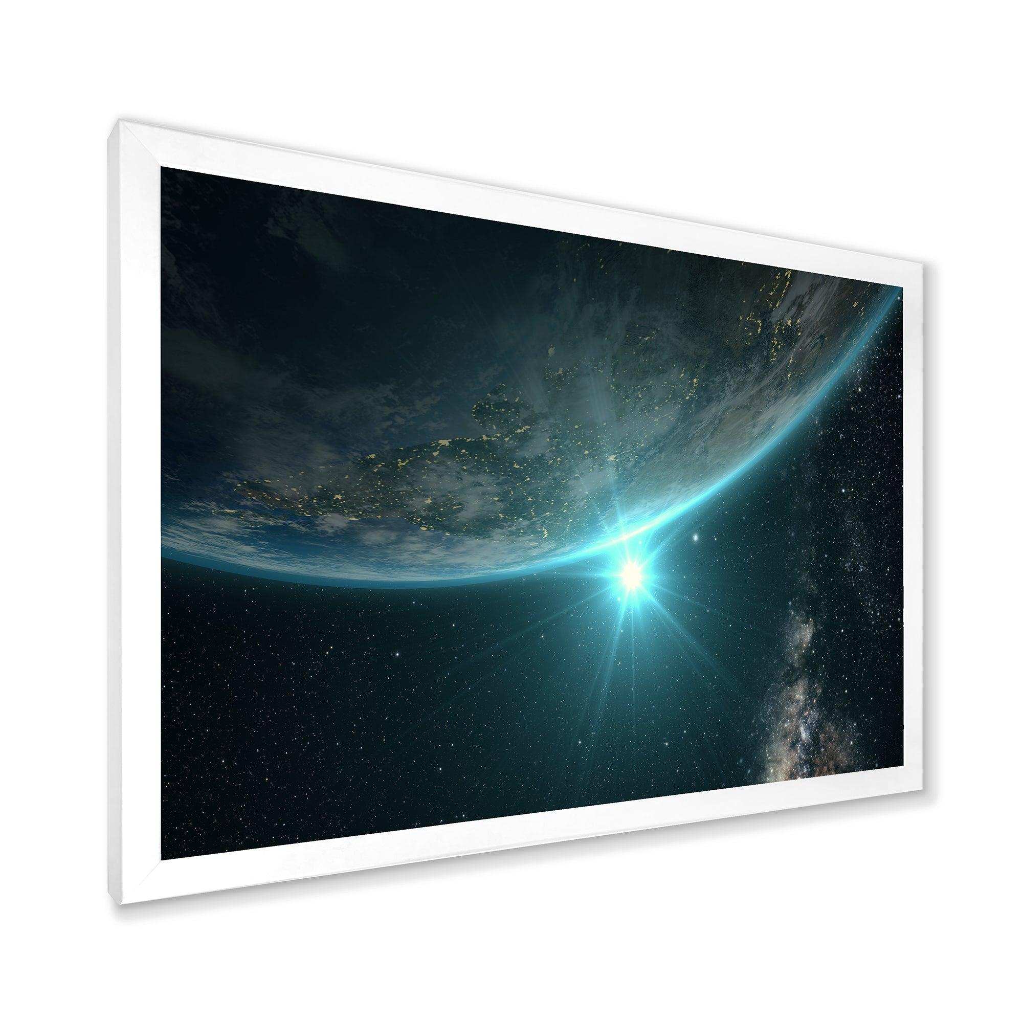 Sunrise in Earth from Space