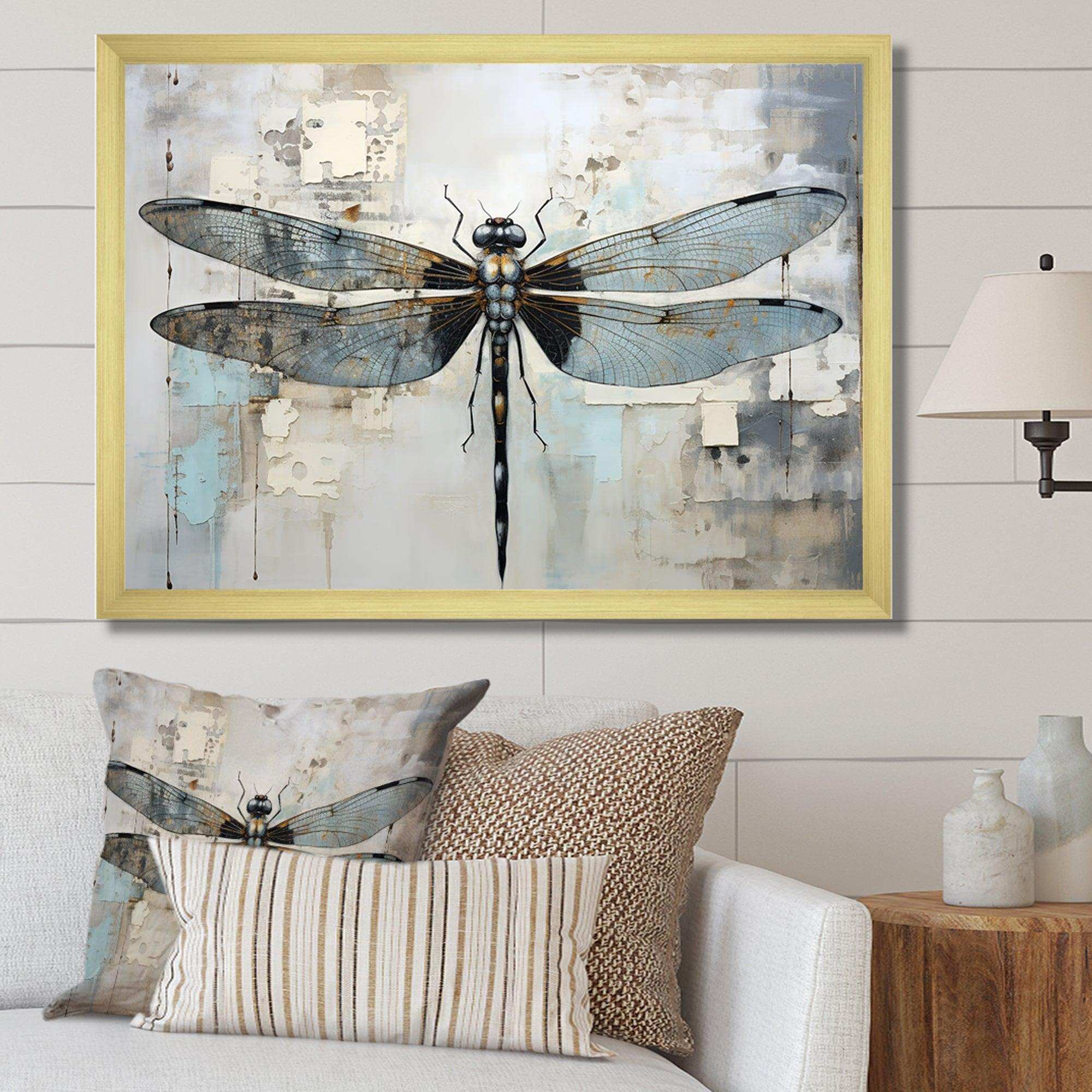 Dragonfly Delight IV - Animals Canvas Wall Art
