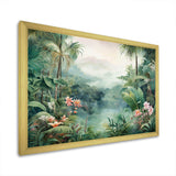 Tropical Wilderness Escape III - Landscapes Canvas Wall Art
