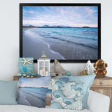 Waves Splashing the Calm Seashore