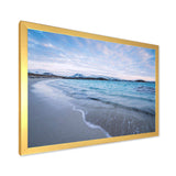 Waves Splashing the Calm Seashore