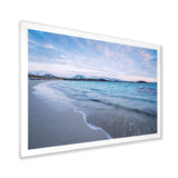 Waves Splashing the Calm Seashore